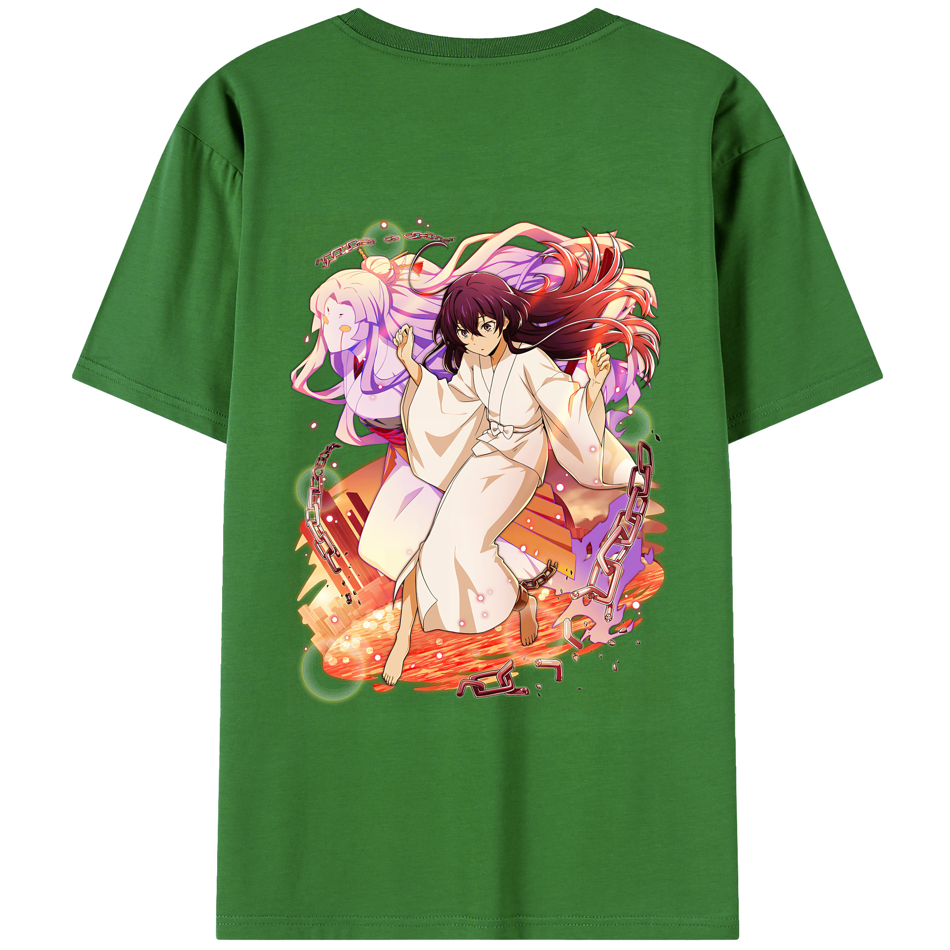 （画像用） 文豪ストレイドッグス Bungo Stray Dogs レディース半袖Tシャツ(バックプリント)